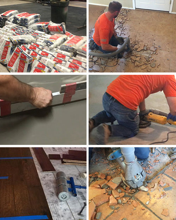 Flooring Professionals Collage